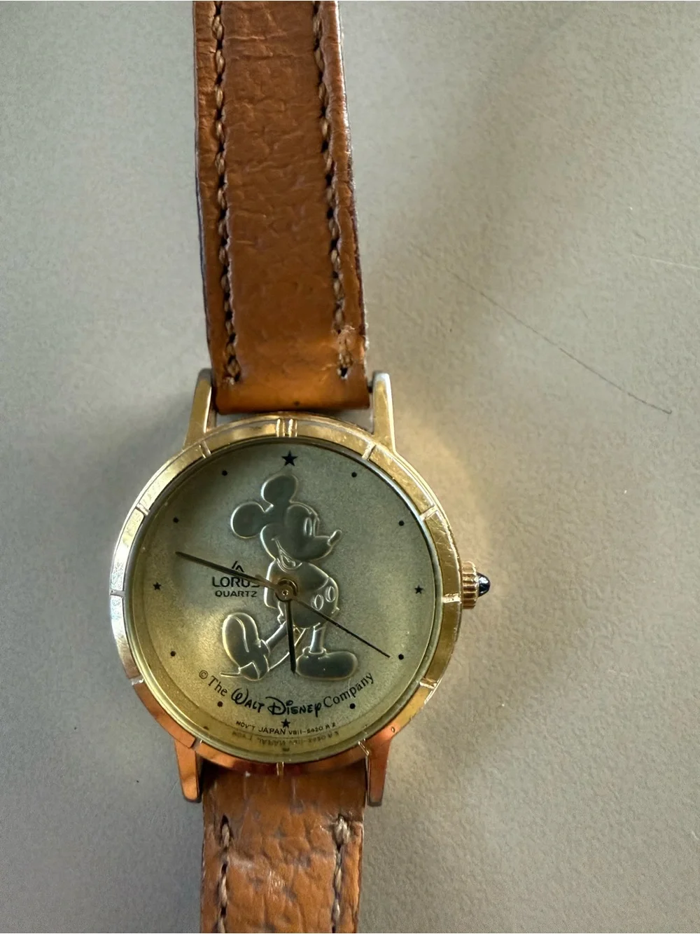 Classic Brown Leather Women's Watch - Gold Case